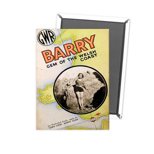Barry, Welsh coast Fridge Magnet