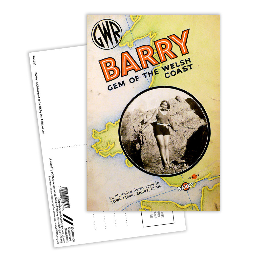Barry - Gem of Welsh Coast Postcard Pack of 8