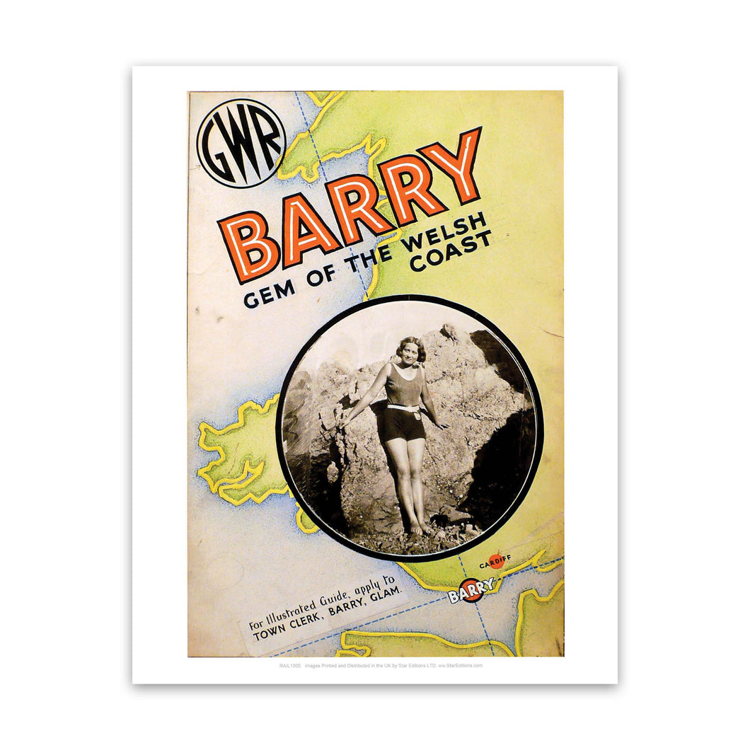 Barry - Gem of Welsh Coast Art Print