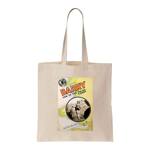 Barry - Gem of Welsh Coast - Canvas Tote Bag