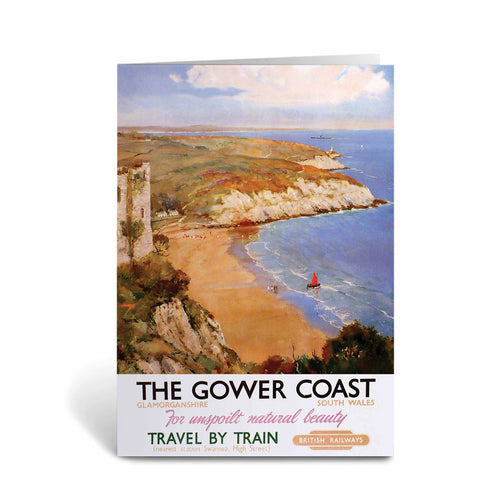 The Gower Coast, Glamorganshire Greeting Card