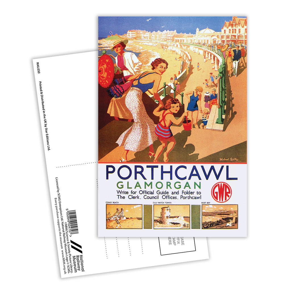 Porthcawl, Glamorganshire Postcard Pack of 8