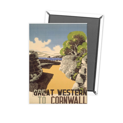 Great western to Cornwall Fridge Magnet