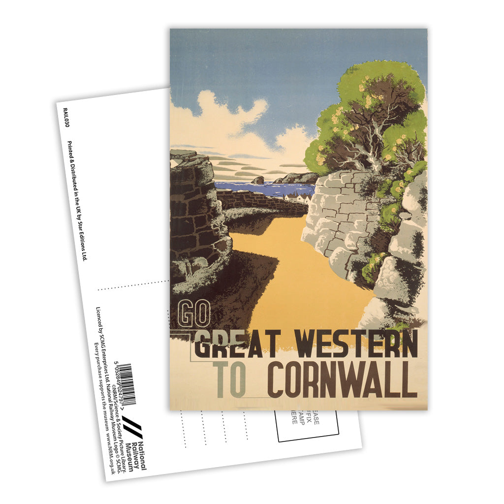 Great Western to Cornwall Postcard Pack of 8