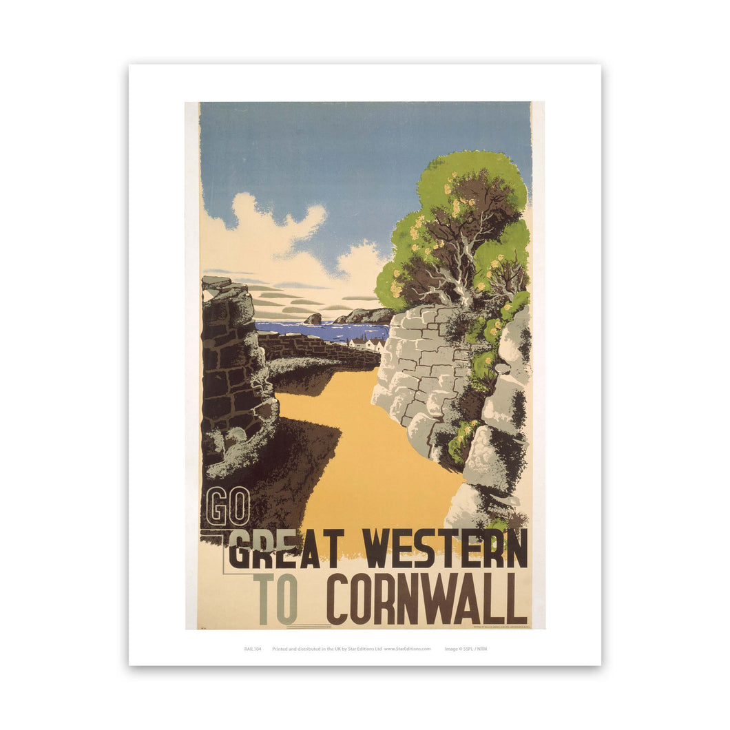 Great Western to Cornwall Art Print