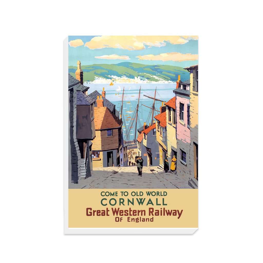 Old World Cornwall - Canvas