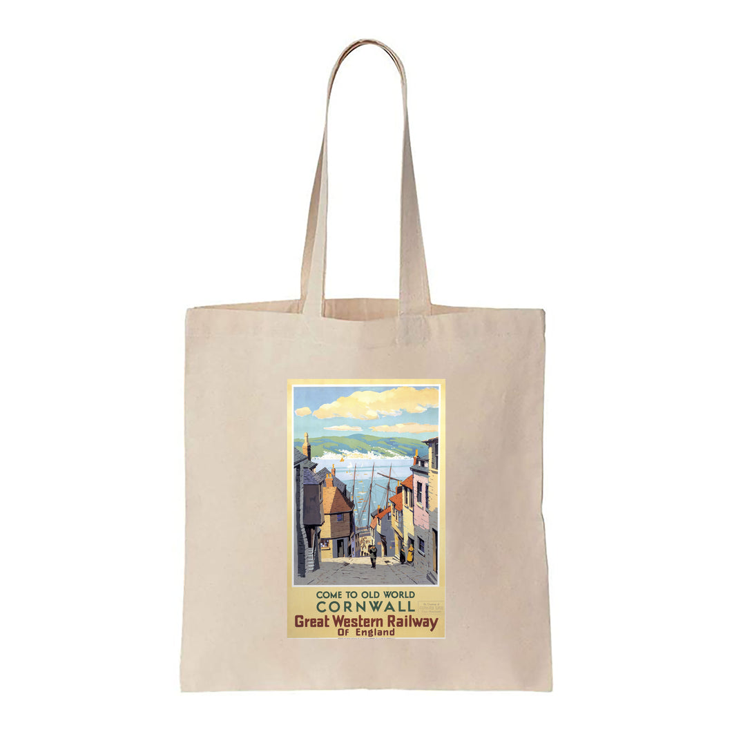 Old World Cornwall - Canvas Tote Bag