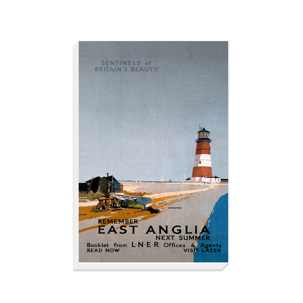 Remember East Anglia Next Summer - Orford Ness - Canvas