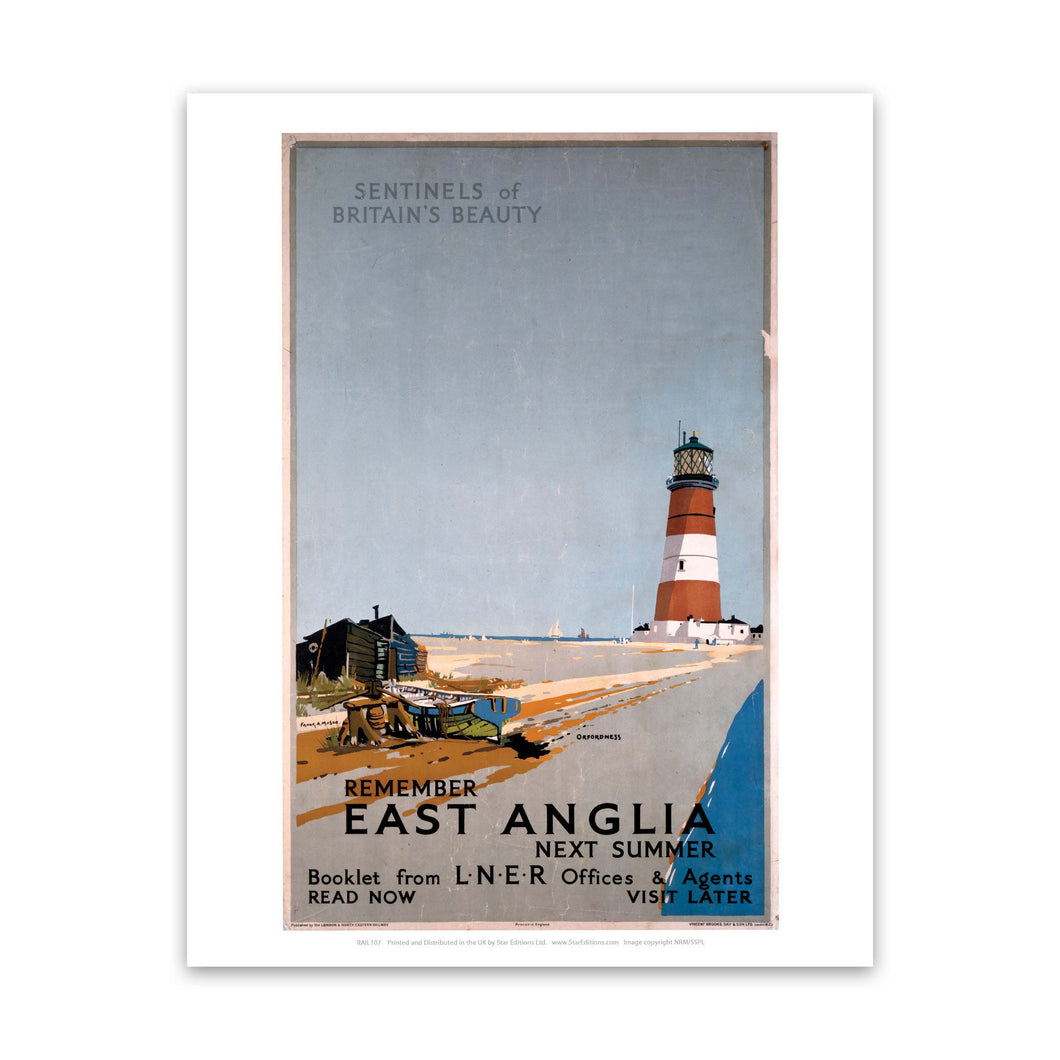 Remember East Anglia Next Summer - Orford Ness Art Print