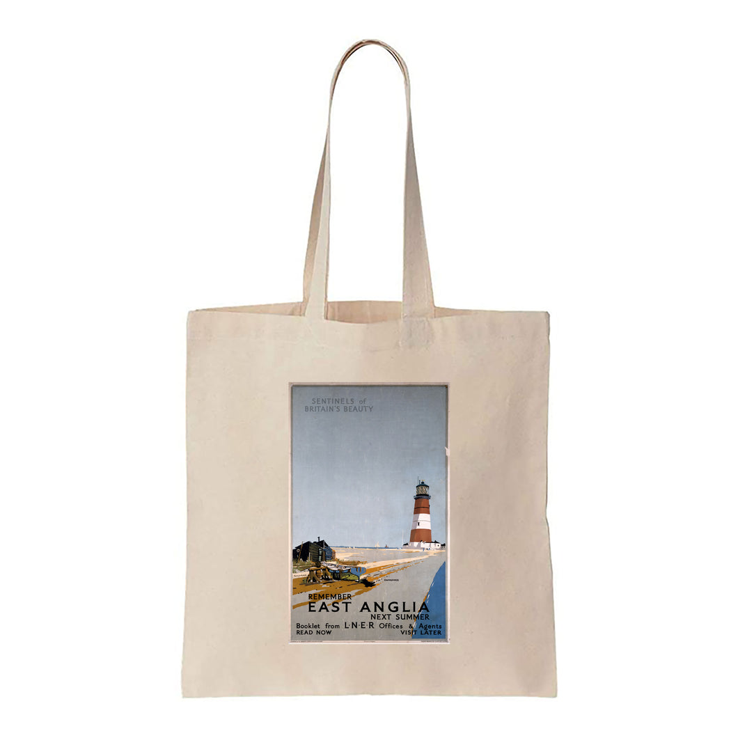 Remember East Anglia Next Summer - Orford Ness - Canvas Tote Bag