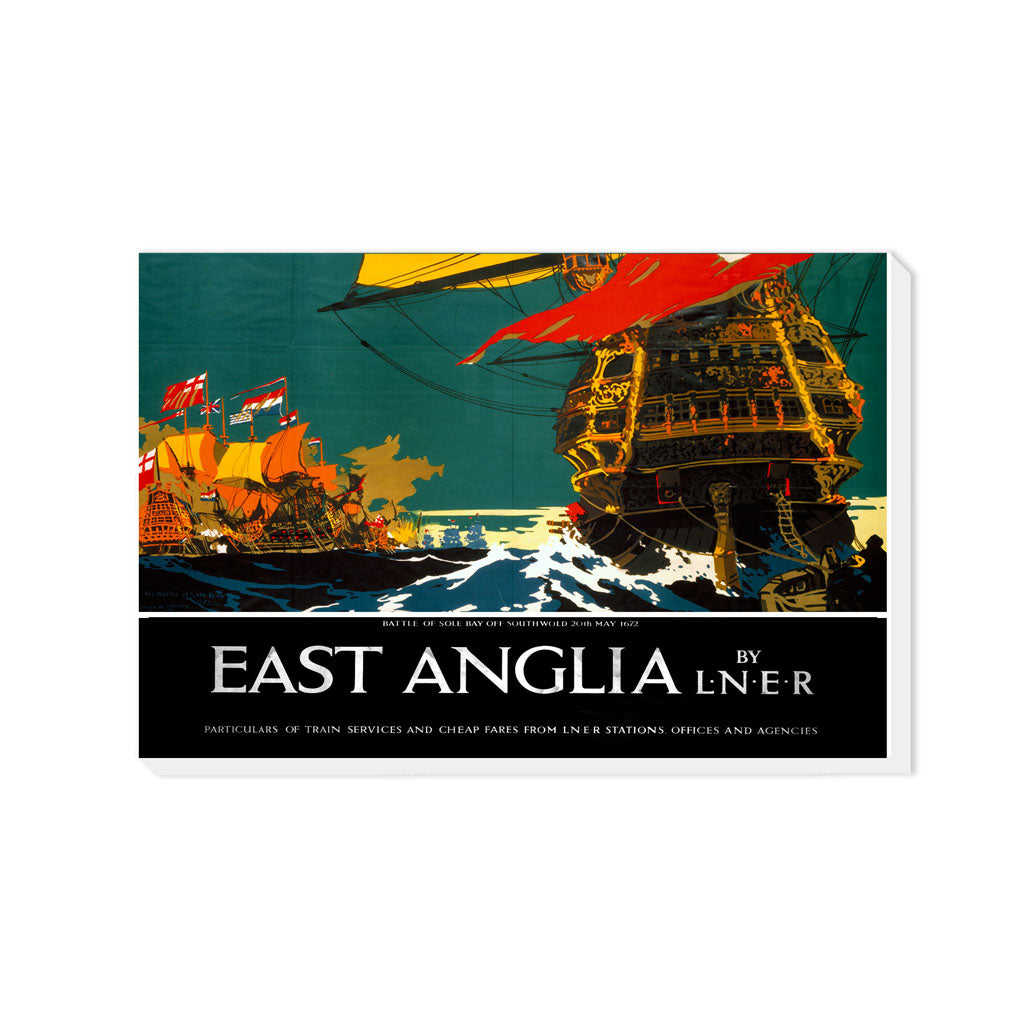 East Anglia - Battle of Sole Bay off Southwold - Canvas