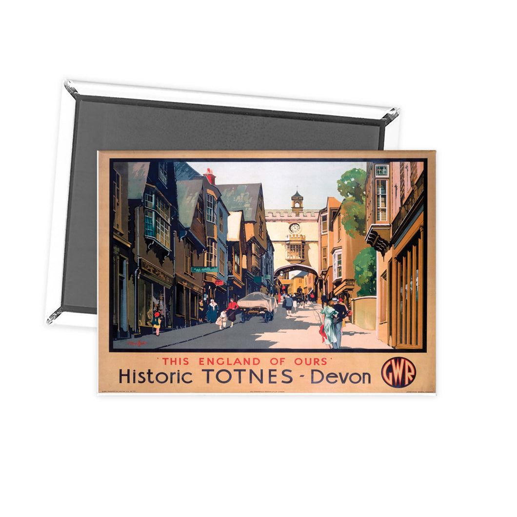 Historic TOTNES - Devon Fridge Magnet
