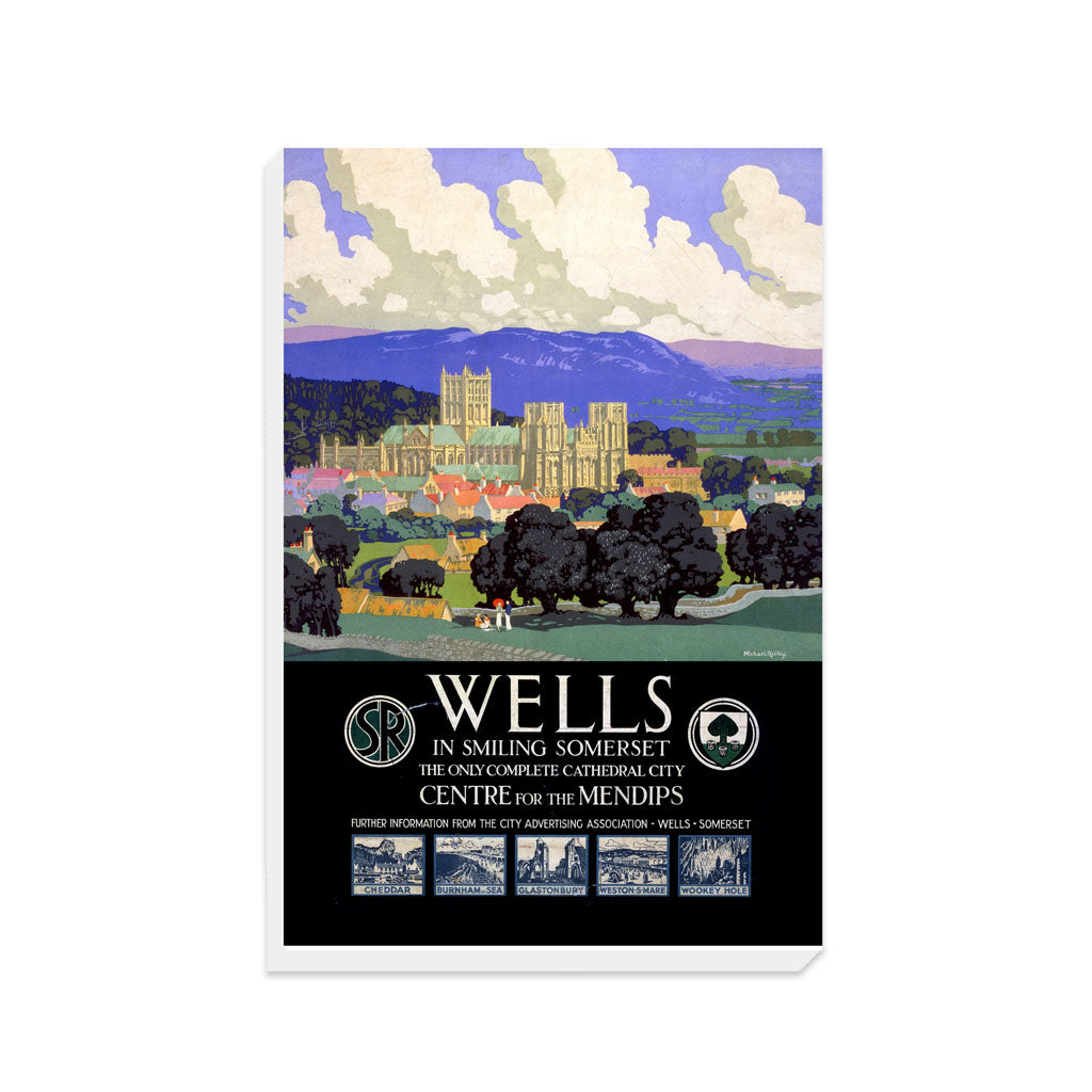 Wells in Smiling Somerset - Canvas