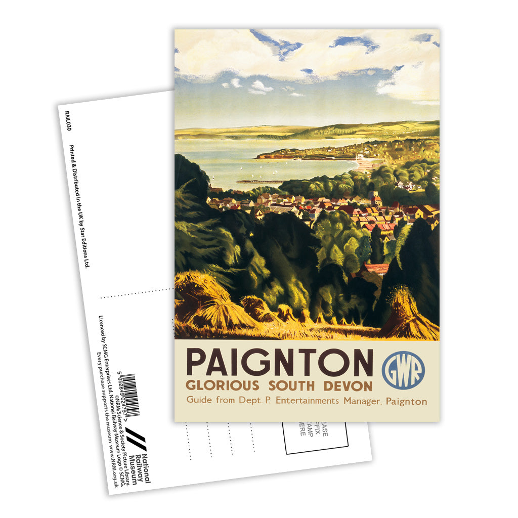 Paignton - Glorious South Devon Postcard Pack of 8