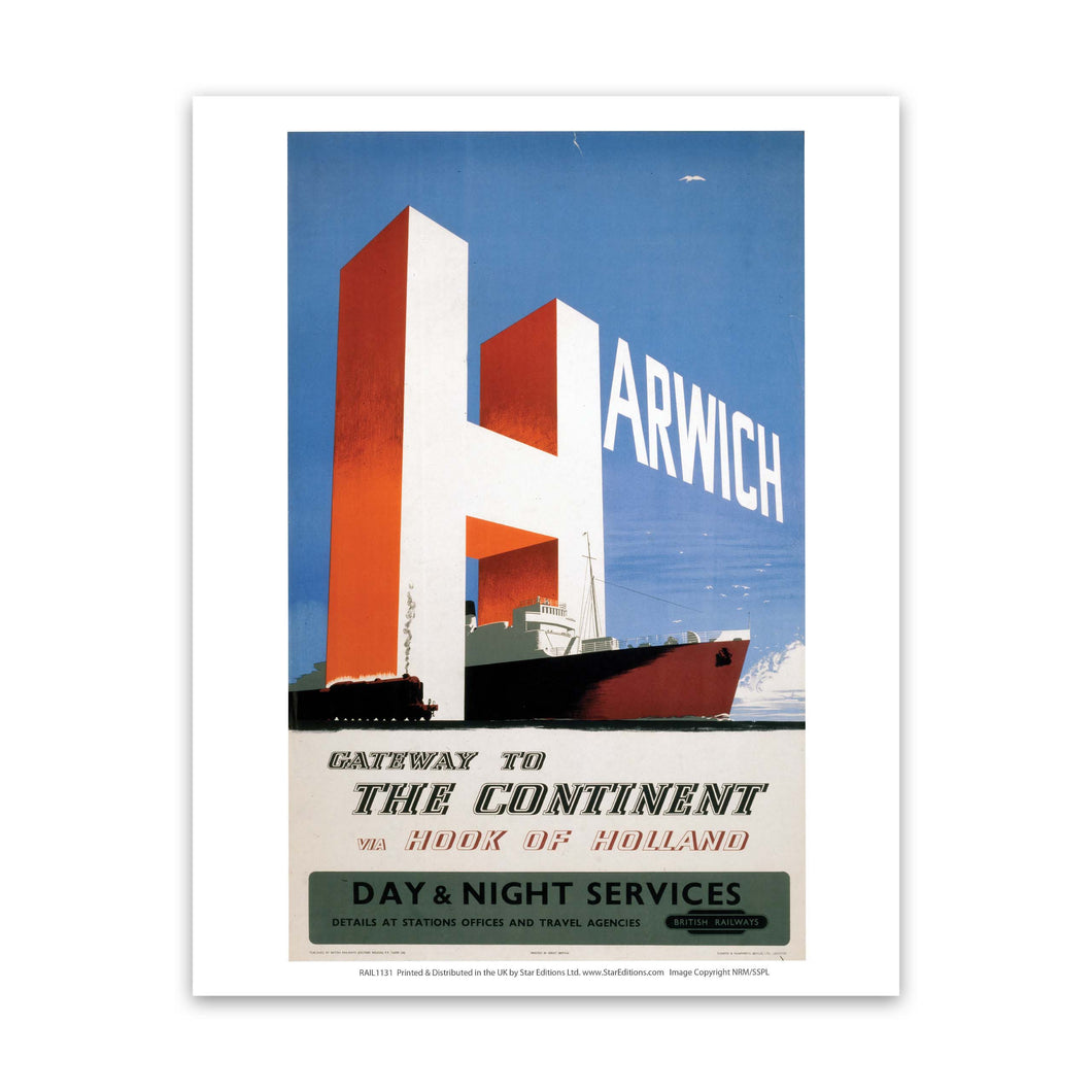 Harwich, Gateway to the Continent Art Print