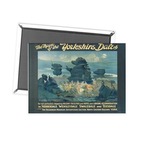 The magic of the yorkshire Dales Fridge Magnet