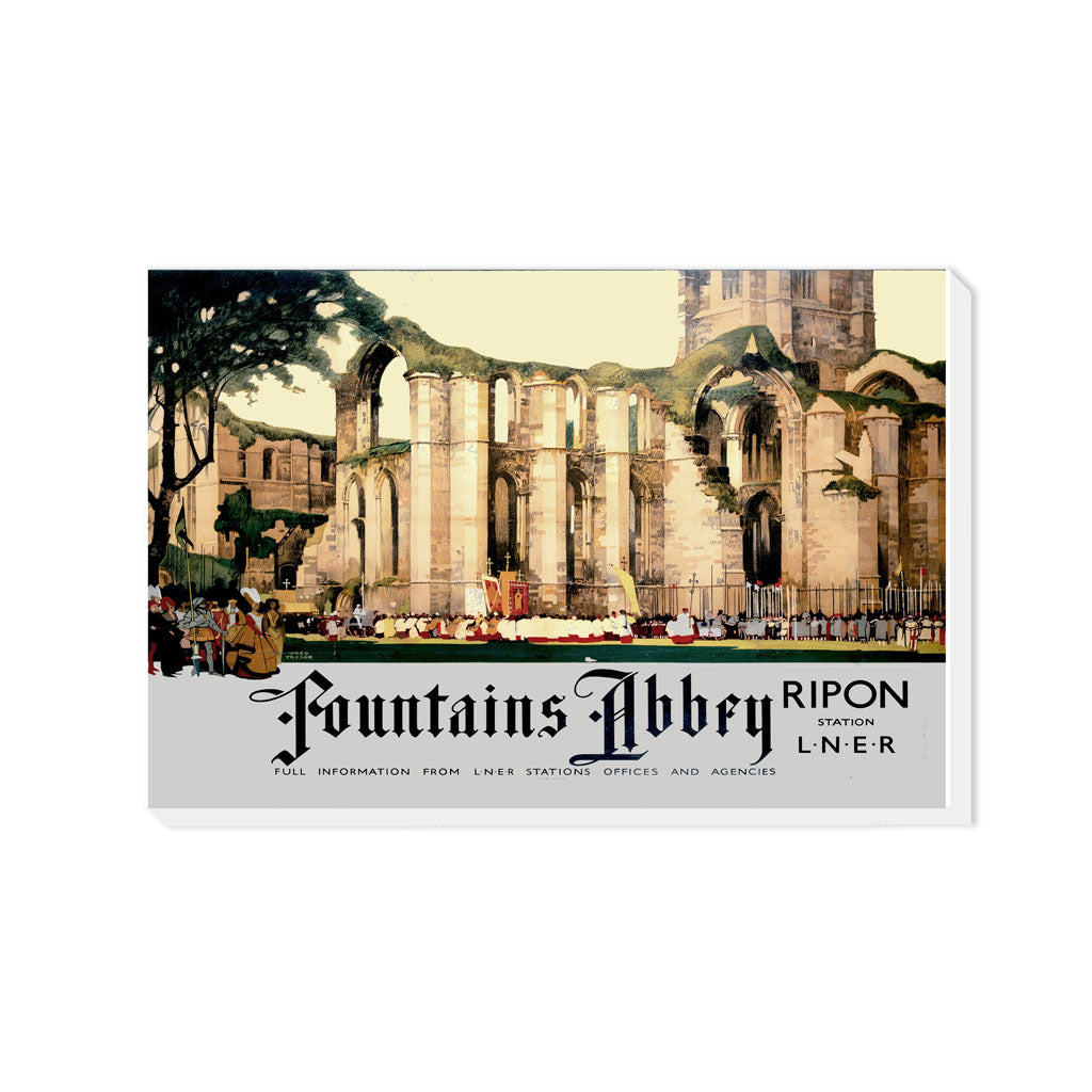 Fountains Abbey, Ripon - Canvas