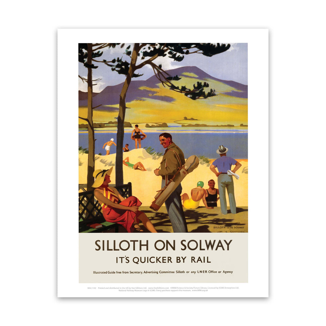 Silloth on Solway Art Print