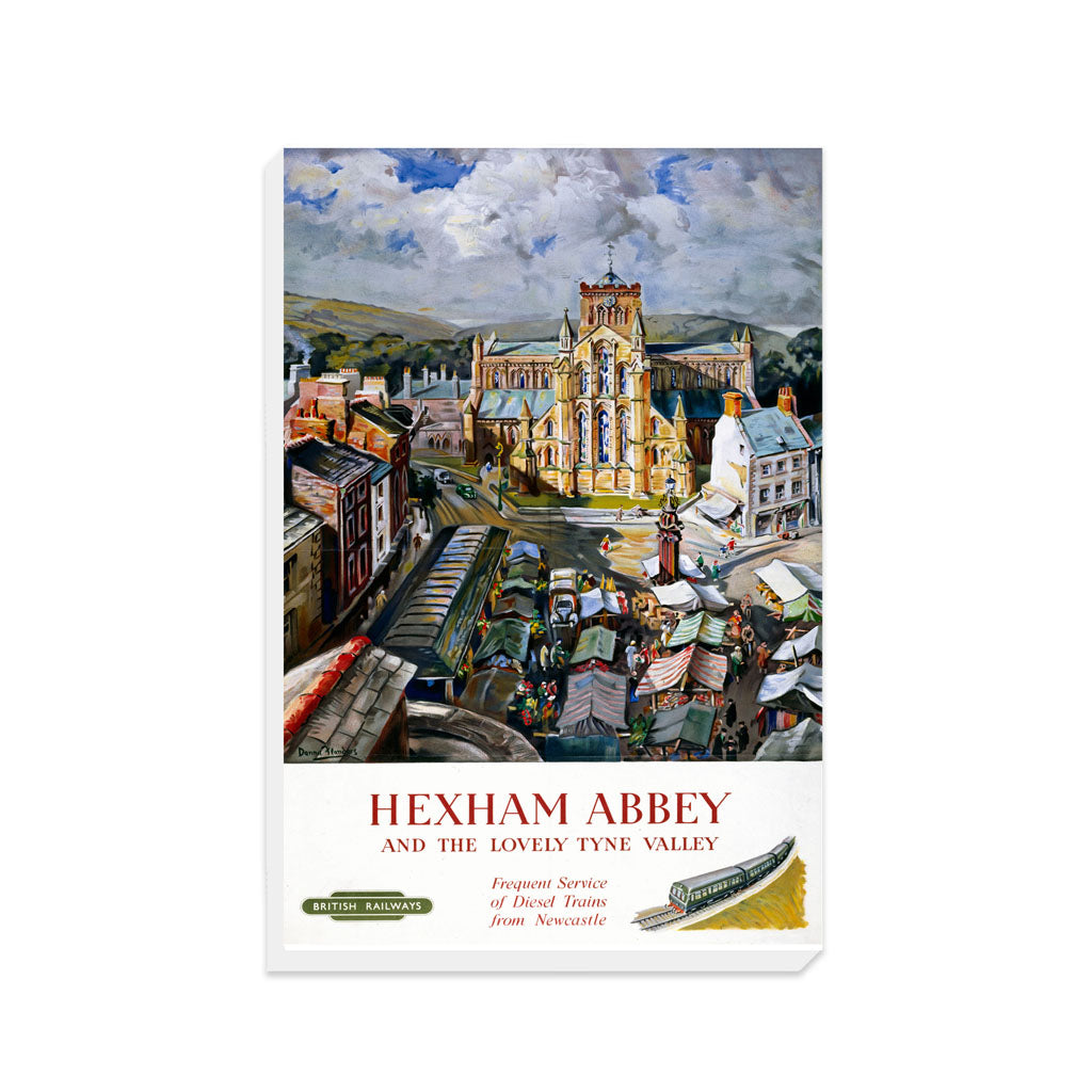 Hexham Abbey and the Lovely Tyne Valley - Canvas