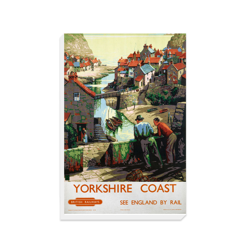 Yorshire Coast, see England by Rail - Canvas