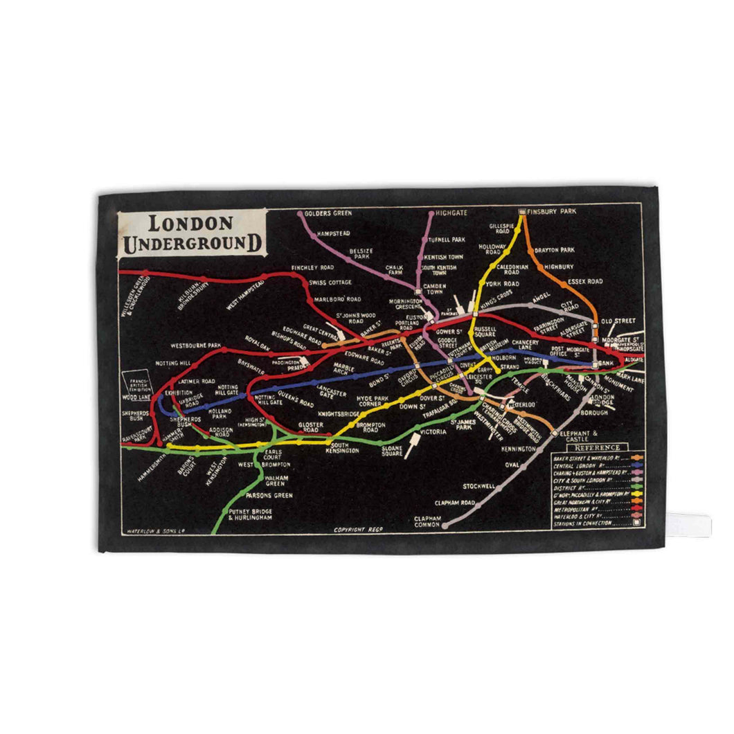 London Underground Map - Tea Towel
