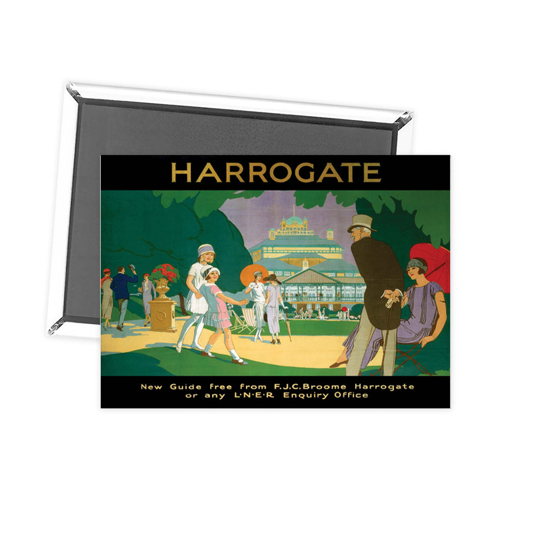 Harrogate, new guide free Fridge Magnet