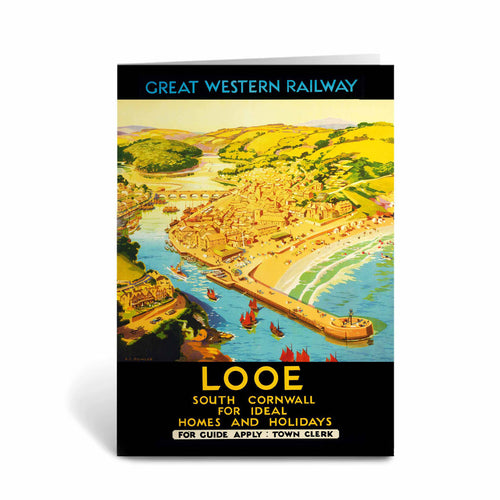 Looe, South Cornwall Greeting Card