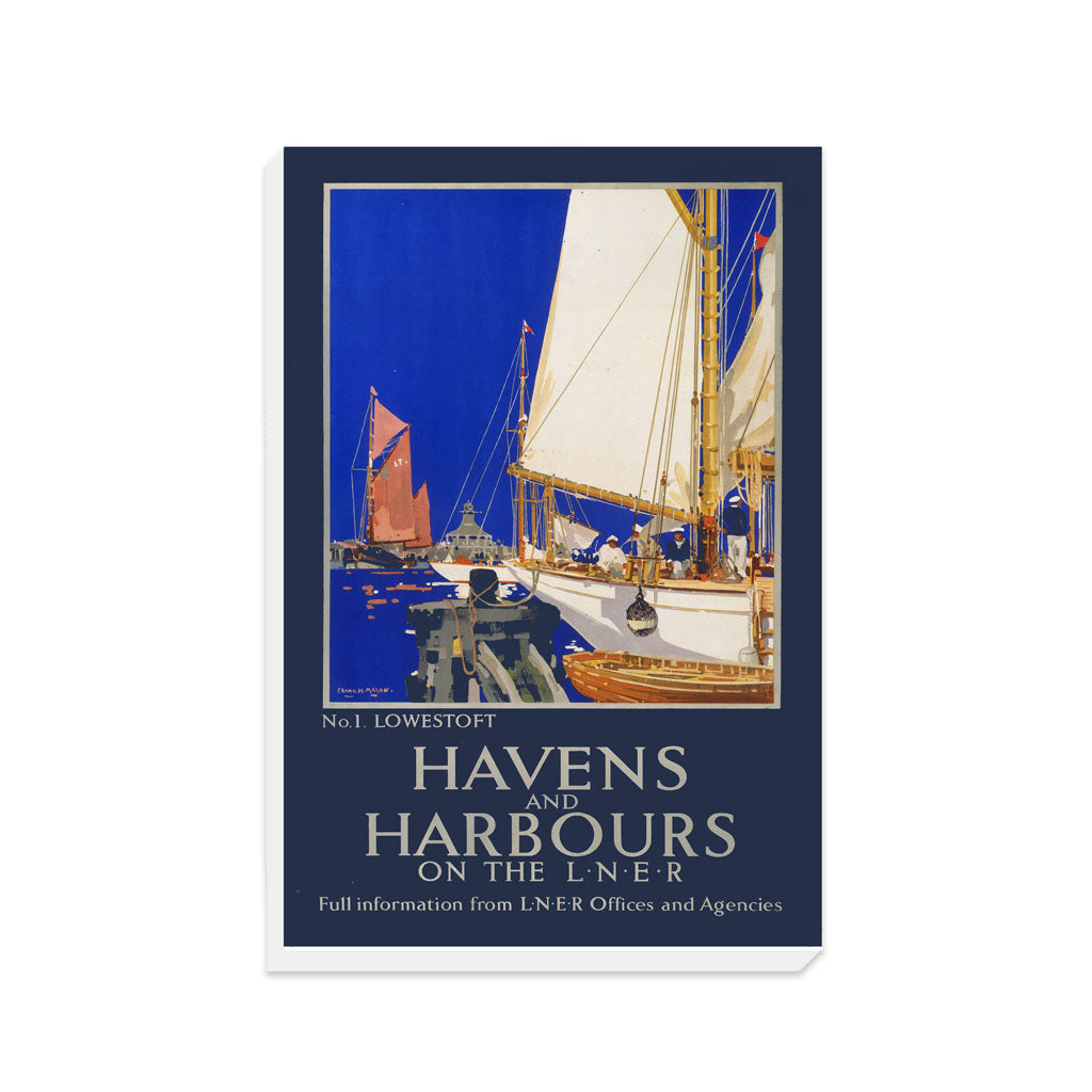 Havens and Harbours No 1 Lowestoft - Canvas