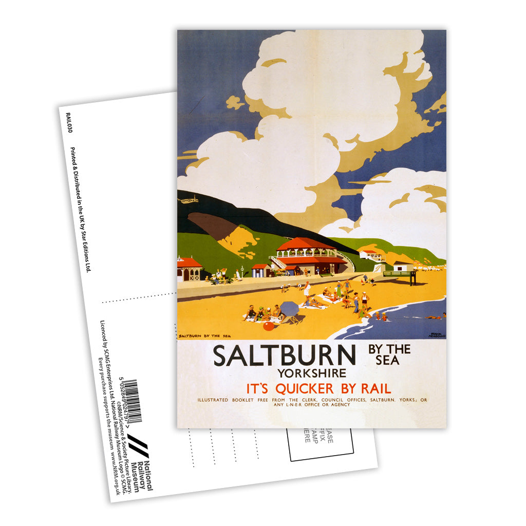 Saltburn-by-the-sea, Yorkshire Postcard Pack of 8