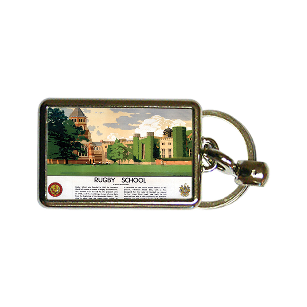 Rugby School - Metal Keyring