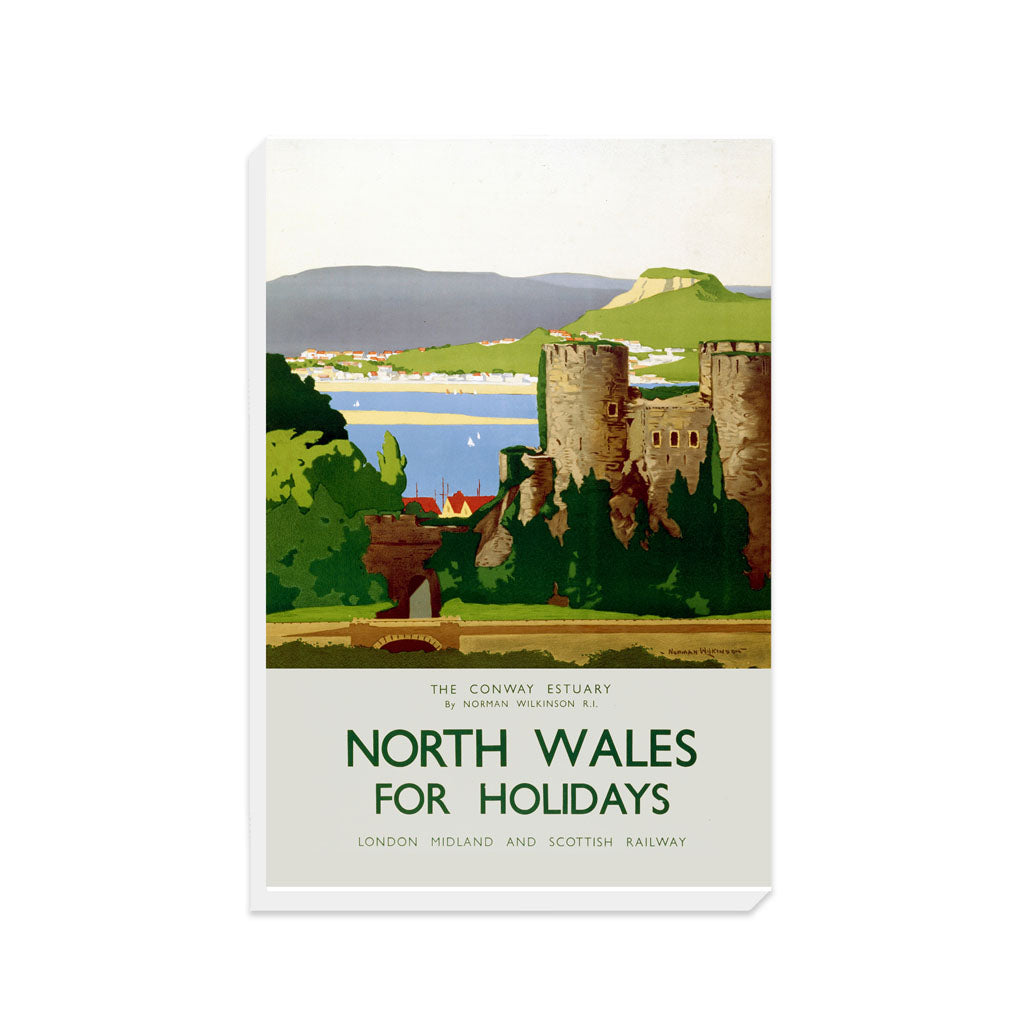North Wales, The Conway Estuary - Canvas
