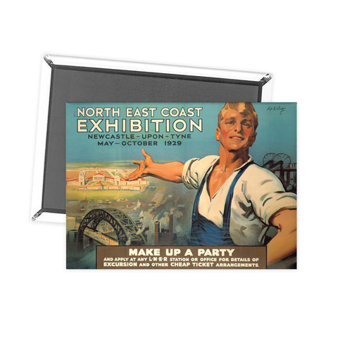 North east coast exhibition Fridge Magnet