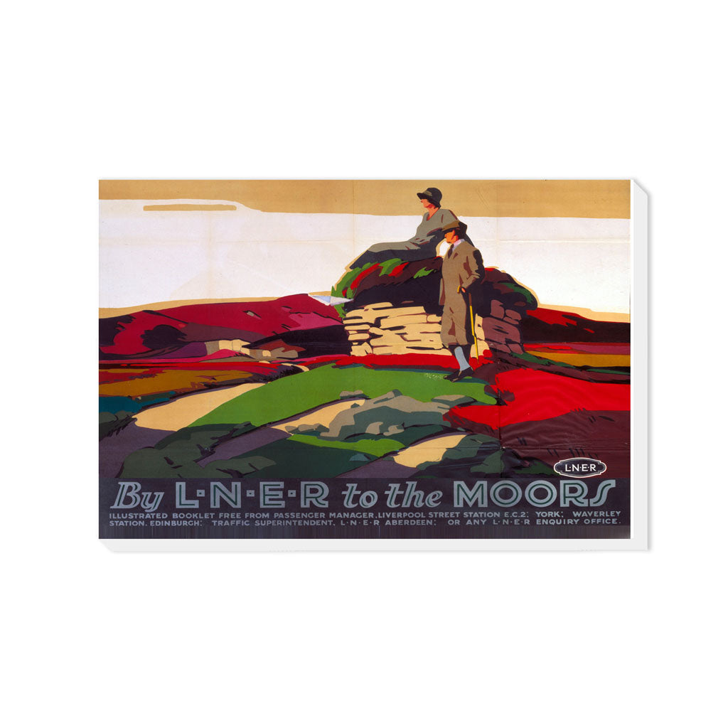 By LNER to the Moors - Canvas