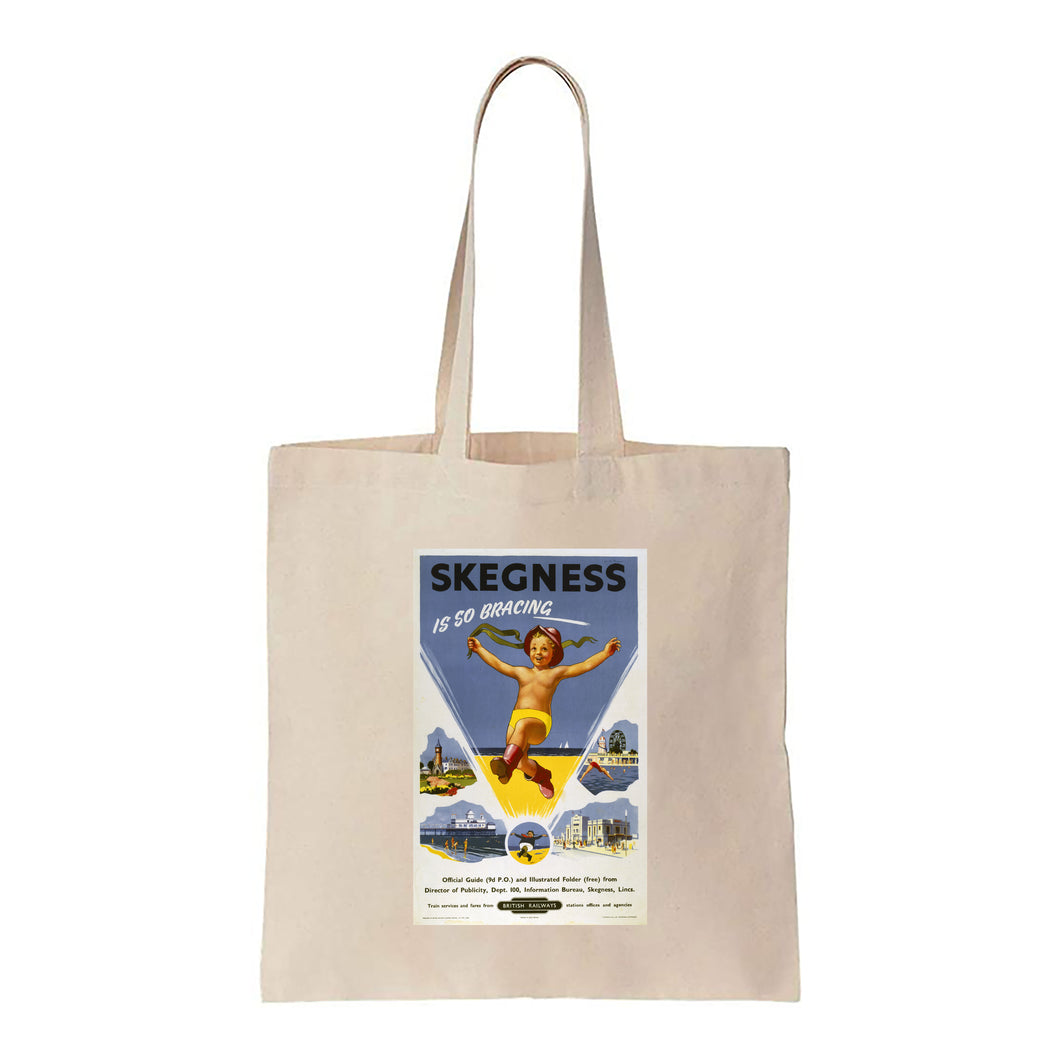 Skegness is so Bracing - Canvas Tote Bag