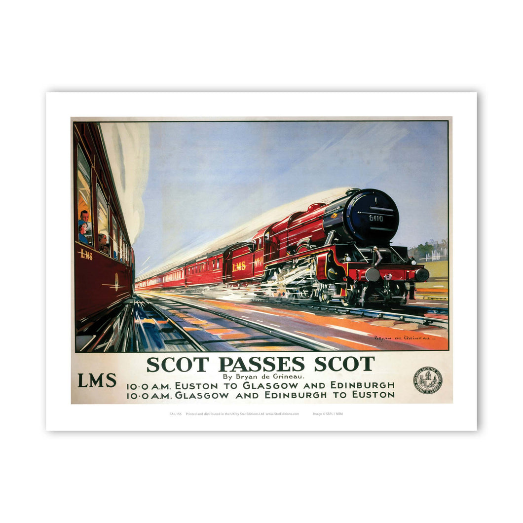 Scot passes scot Art Print