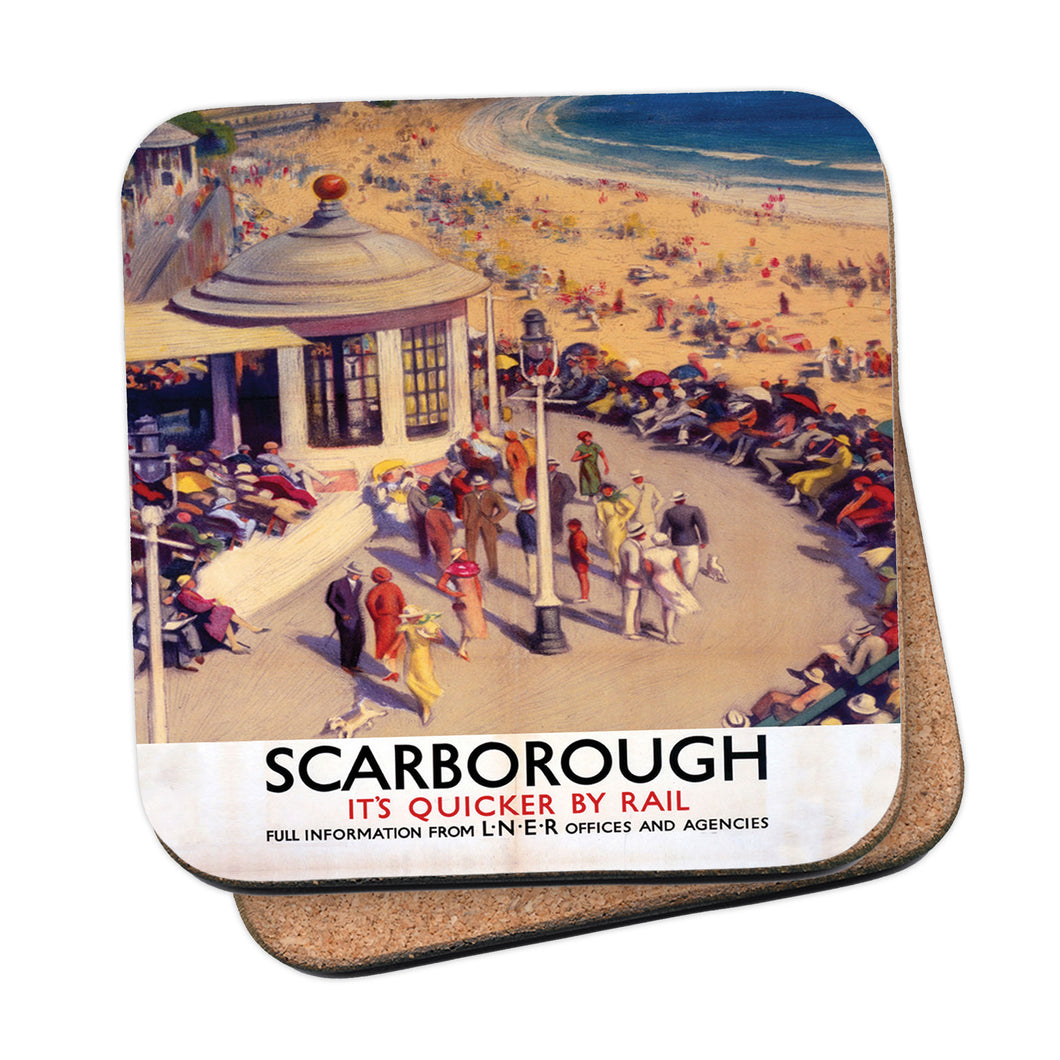 Scarborough, It's Quicker By Rail Coaster