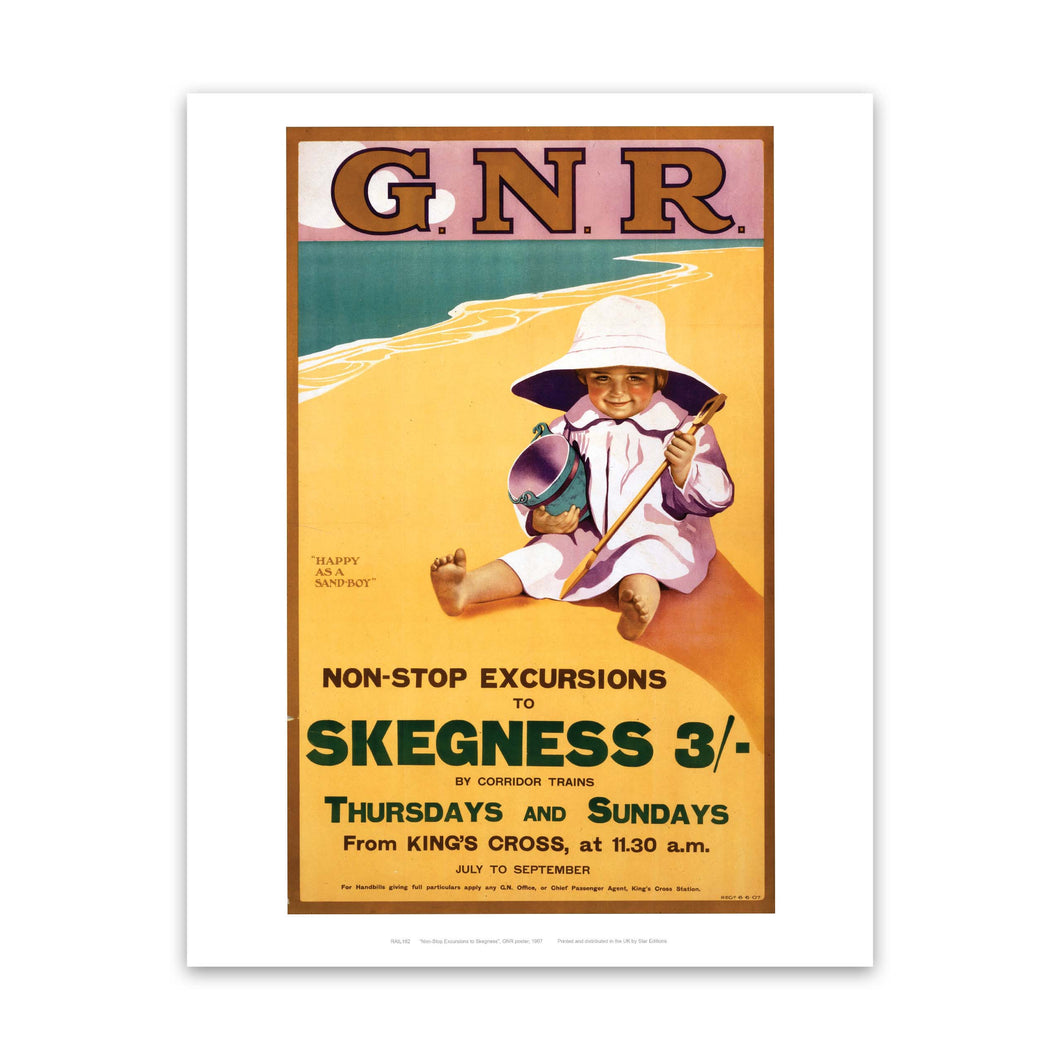 Skegness - G.N.R Art Print