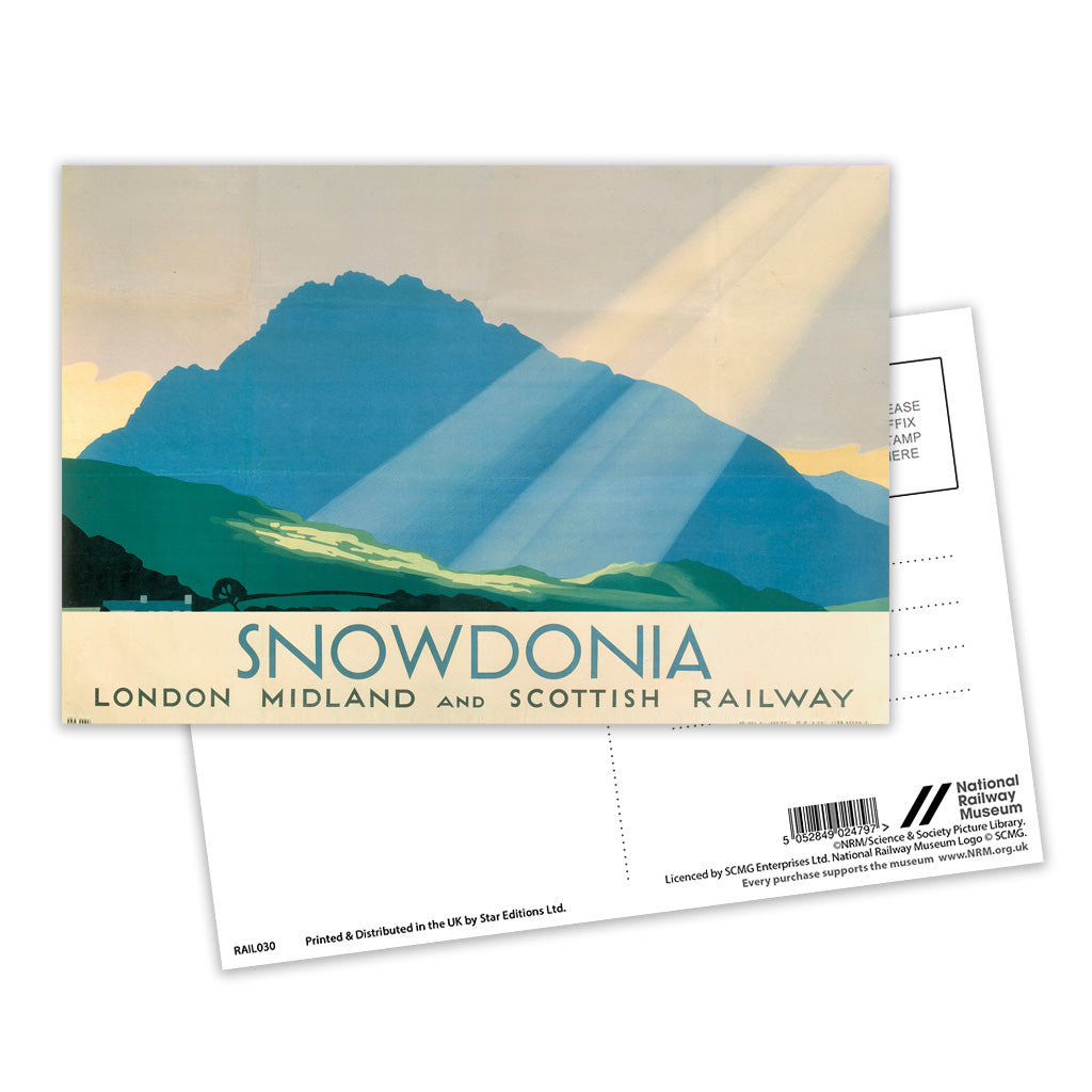 Snowdonia Postcard Pack of 8