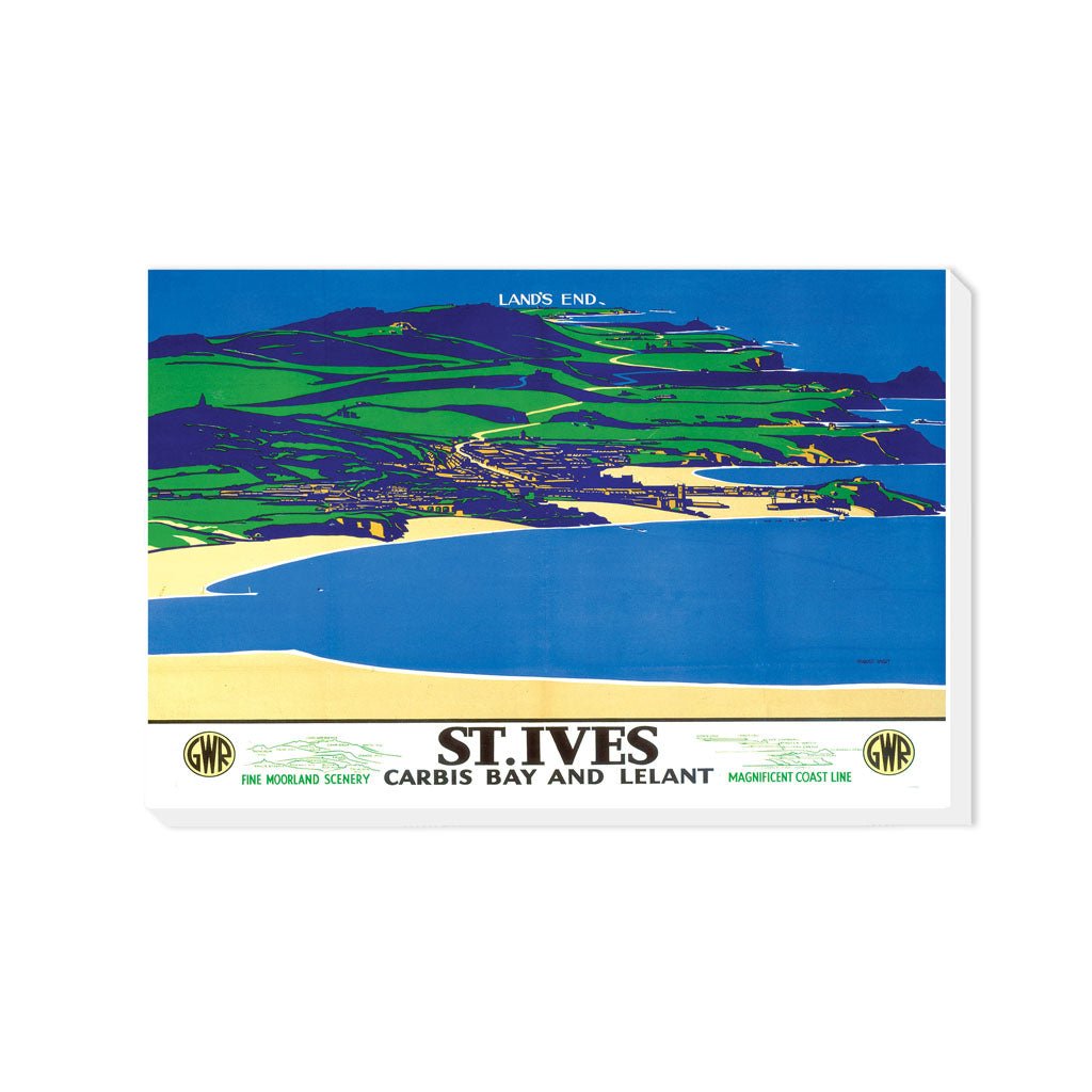 St Ives, Carbis Bay and Lelant - Canvas