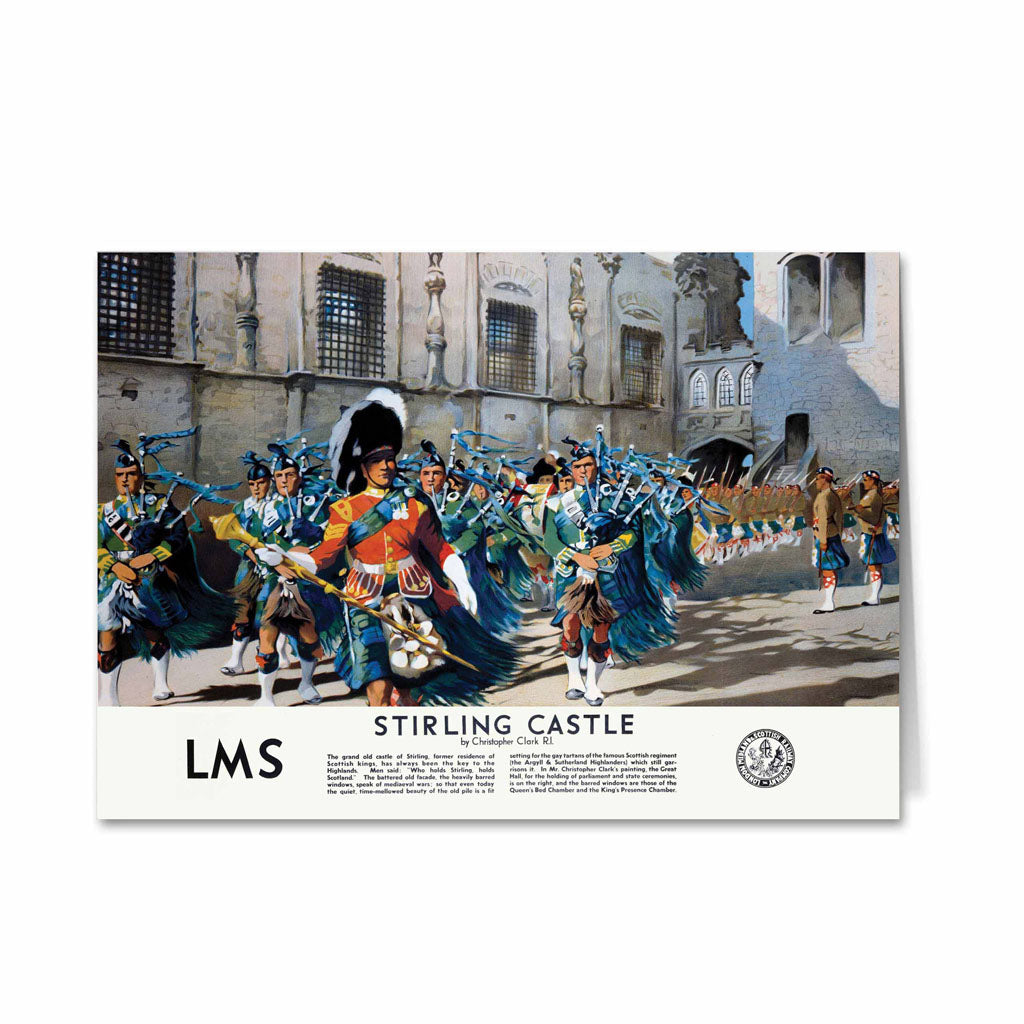 Stirling castle LMS Greeting Card