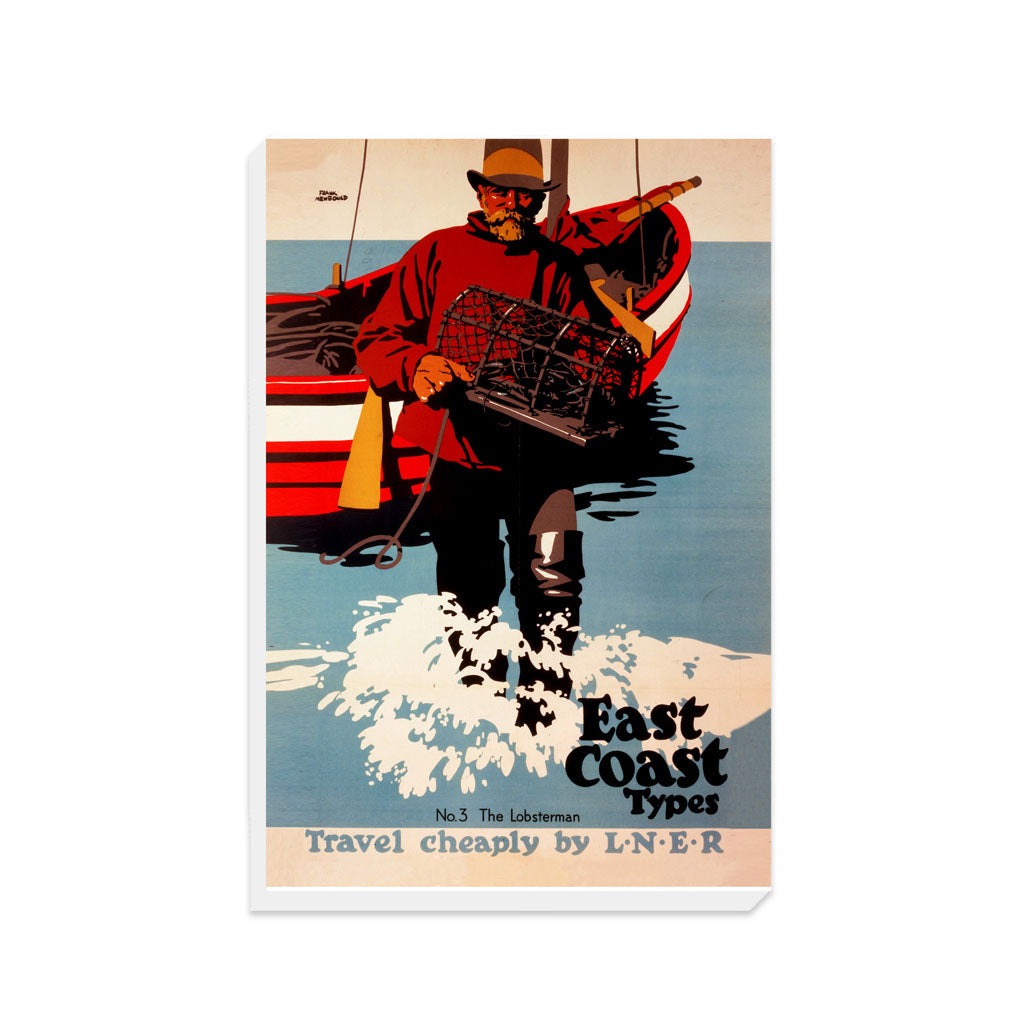 East Coast Types No 3 The Lobsterman - Canvas