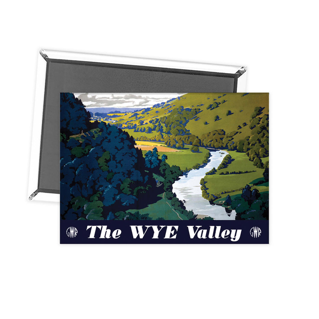 The wye valley Fridge Magnet
