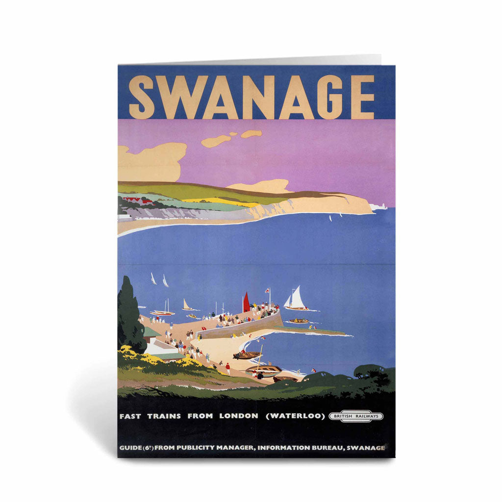 Swanage from London Greeting Card