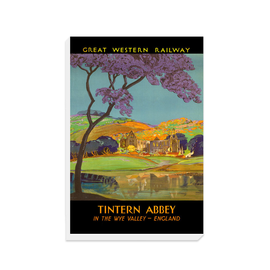 Tintern Abbey in the Wye Valley - Canvas