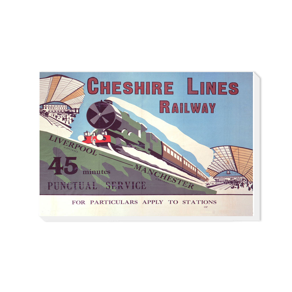 Cheshire Lines Railway, Liverpool - Manchester - Canvas