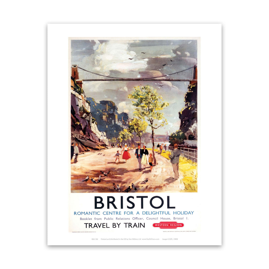 Bristol, Romantic Centre Art Print