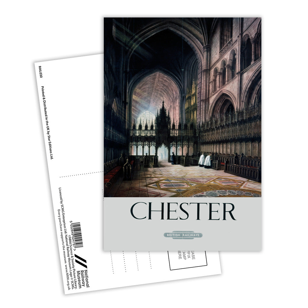 Chester Cathedral Postcard Pack of 8