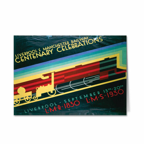 Liverpool to Manchester, Centenary Celebrations Greeting Card