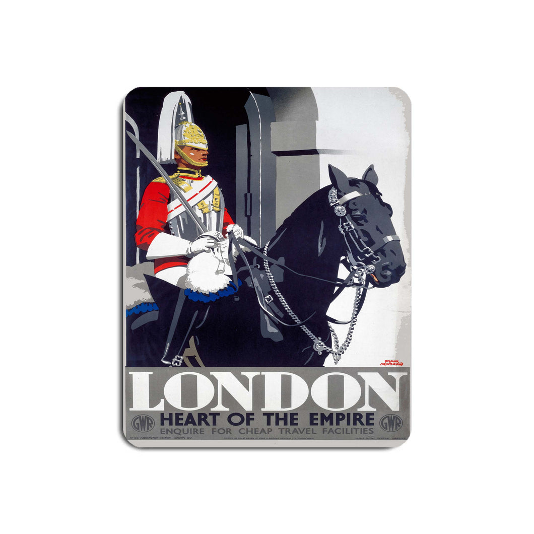 Man on Horse London - Mouse Mat