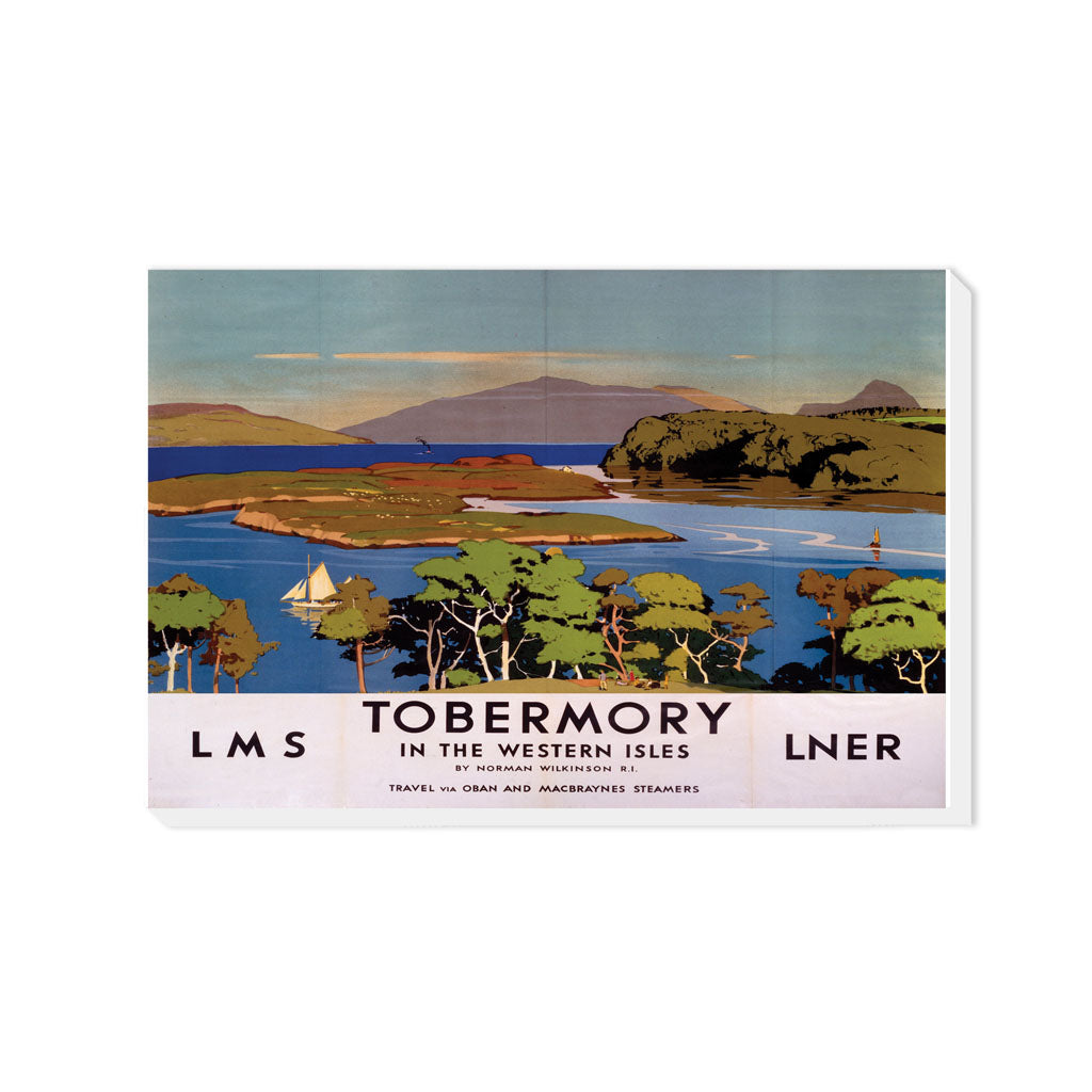 Tobermoray in the Western Isles - Canvas